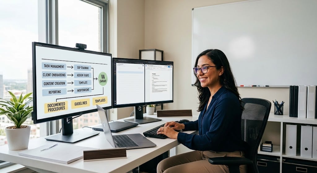 The SOP System That Lets Your Virtual Assistant Work Without Constant Supervision